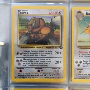 1990’s rare vintage Tauros card 47/102